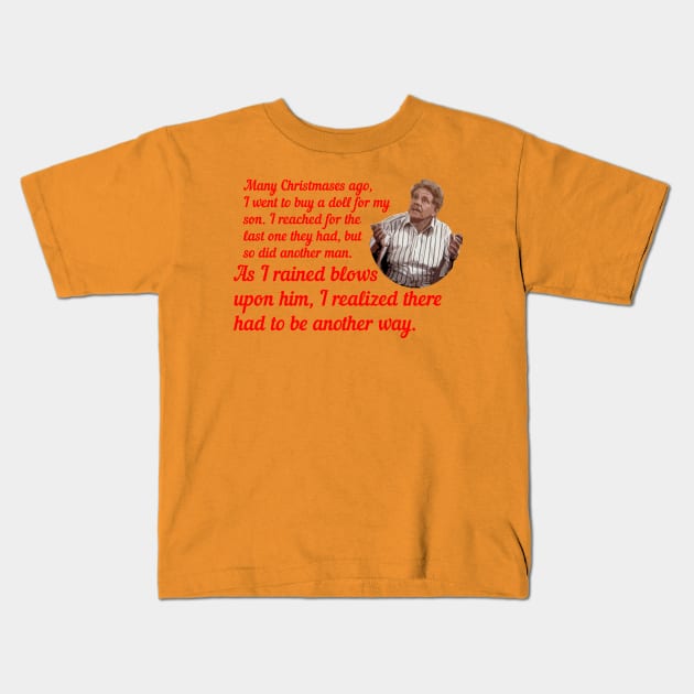 Frank Costanza and Festivus Kids T-Shirt by hauntedjack